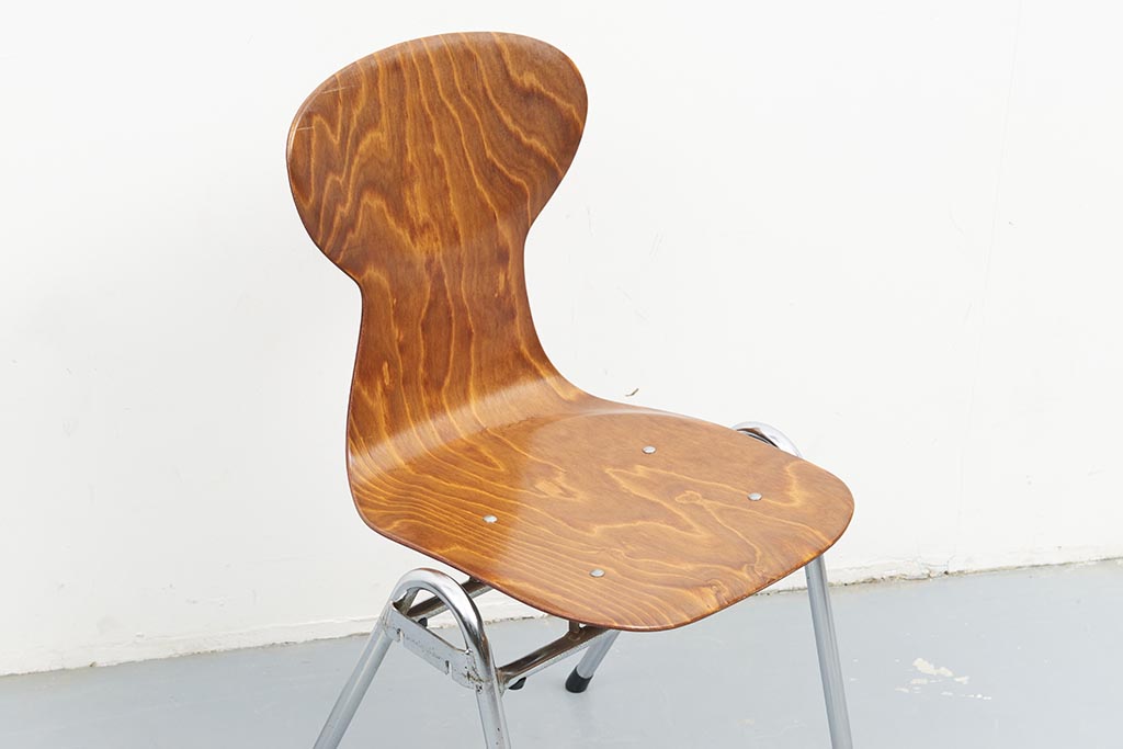 Eromes Ant Chair Oak / Chrome