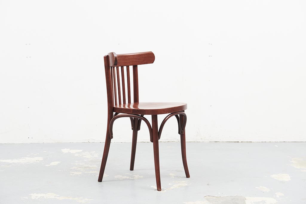 Bistrot style Baumann mahogany chair