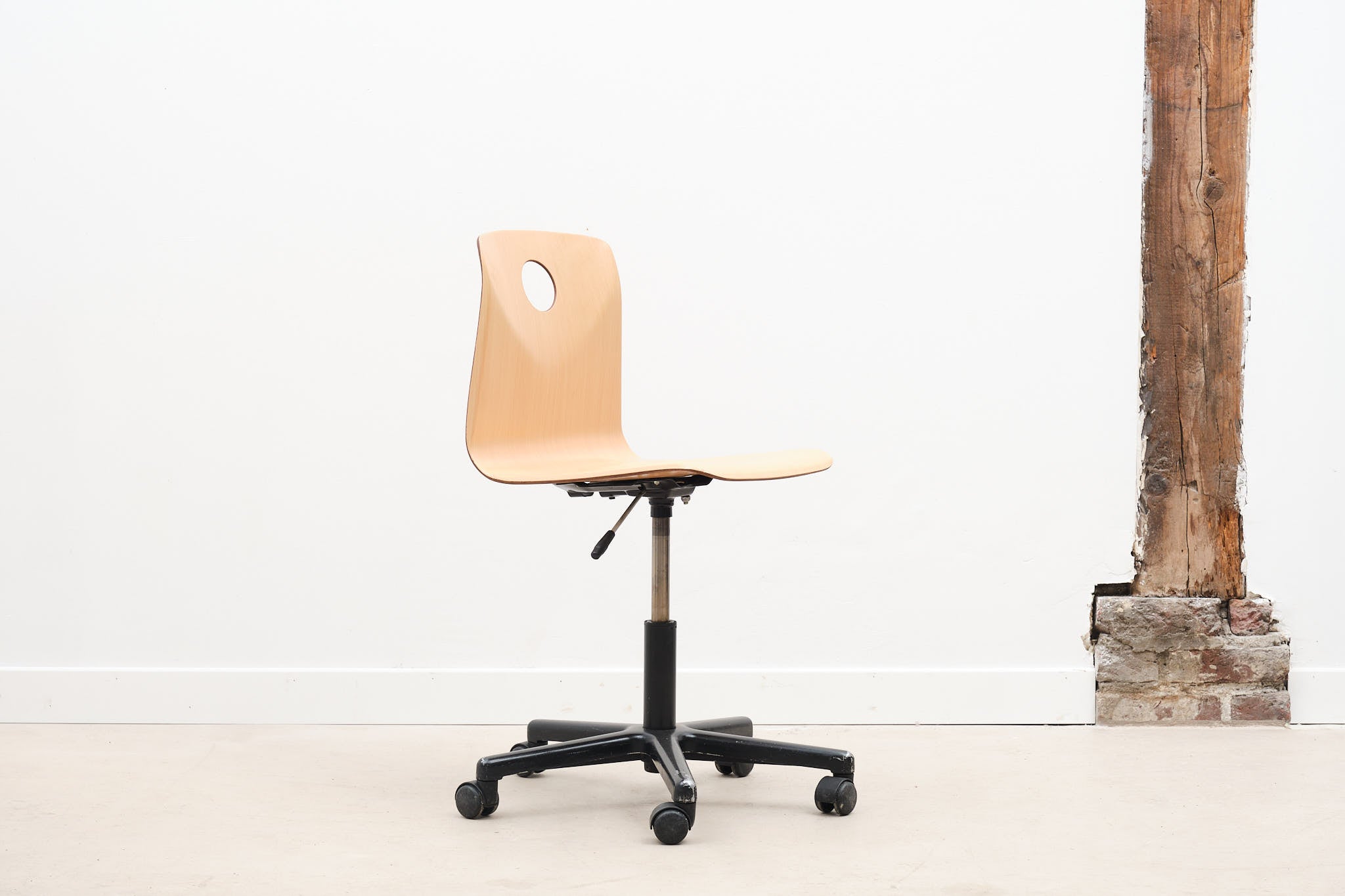Office chair on wheels