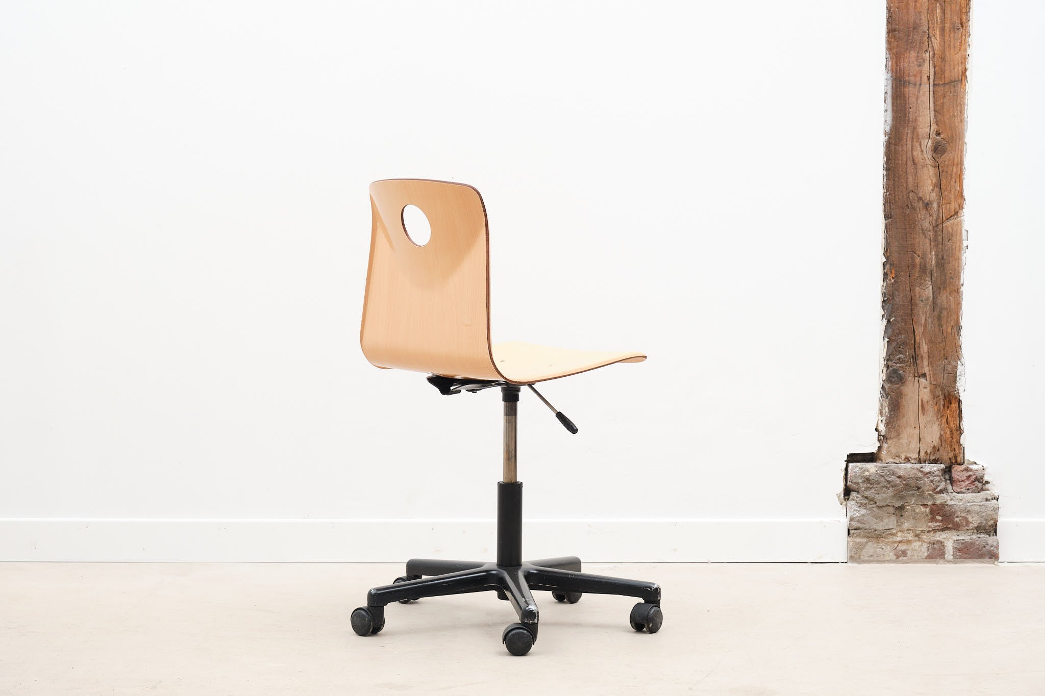 Office chair on wheels