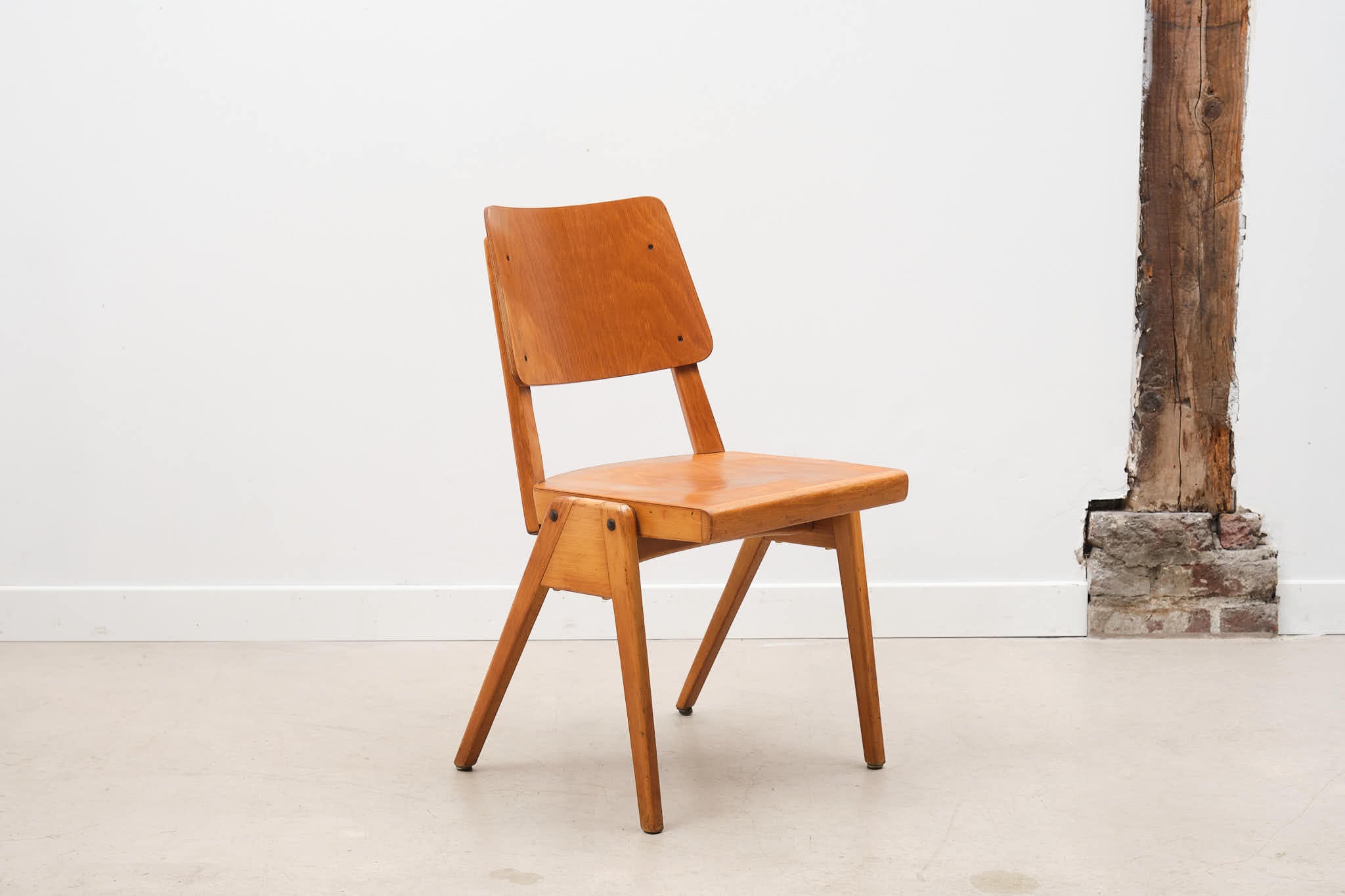 Chaise bistrot en bois Allemande chêne