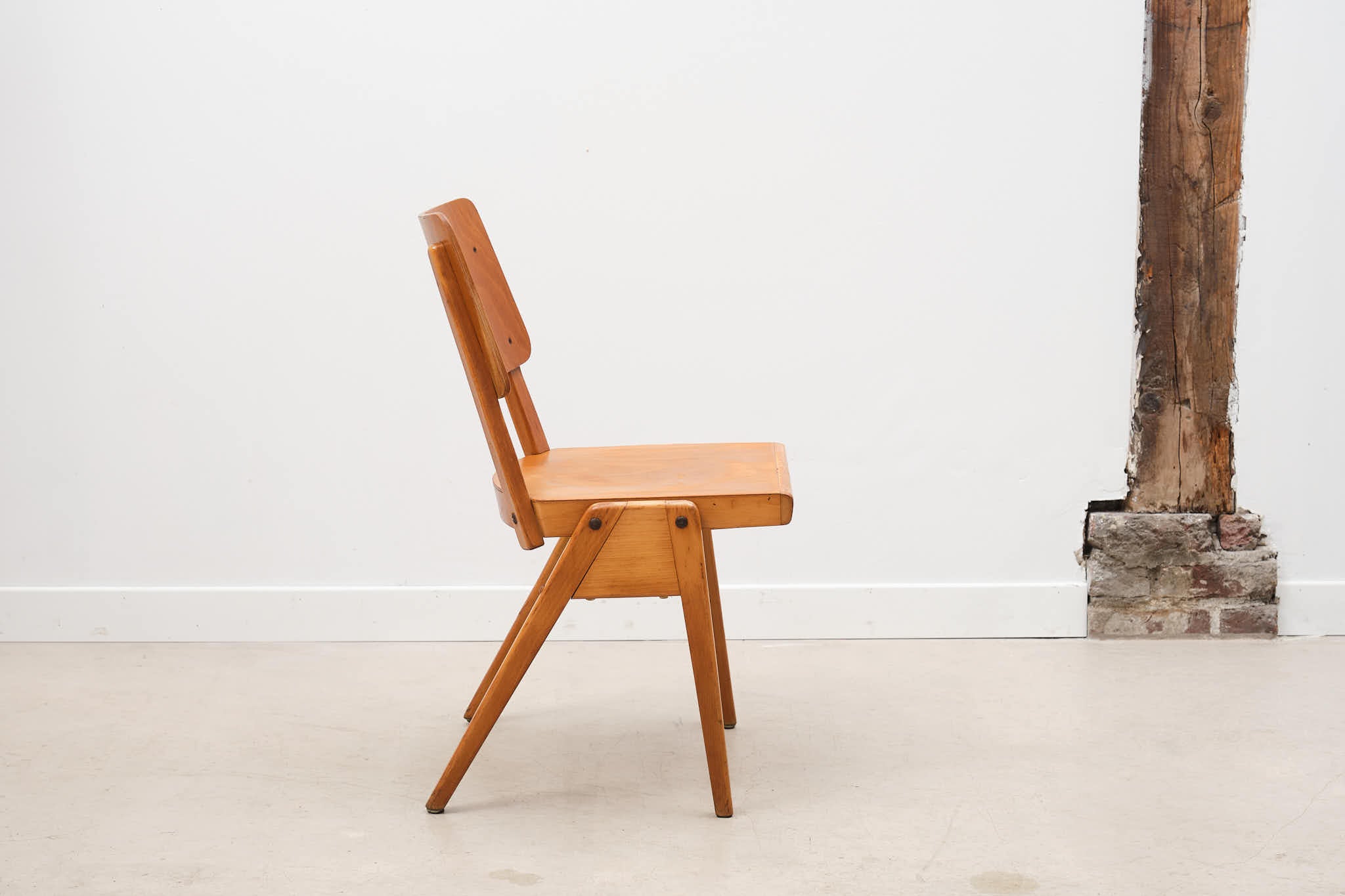 Chaise bistrot en bois Allemande chêne
