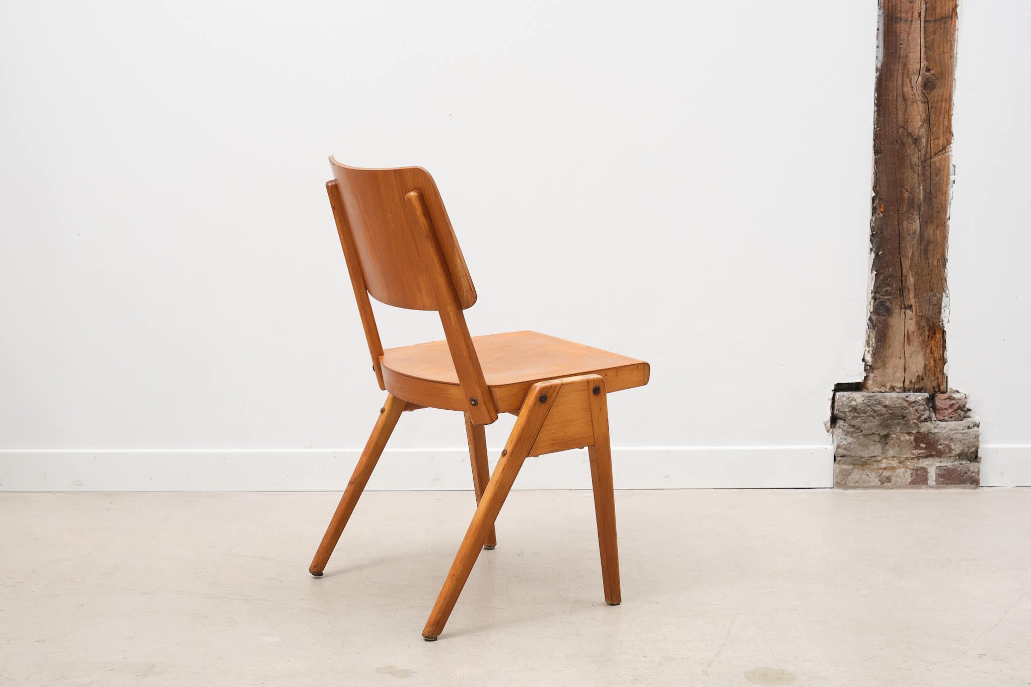 Chaise bistrot en bois Allemande chêne