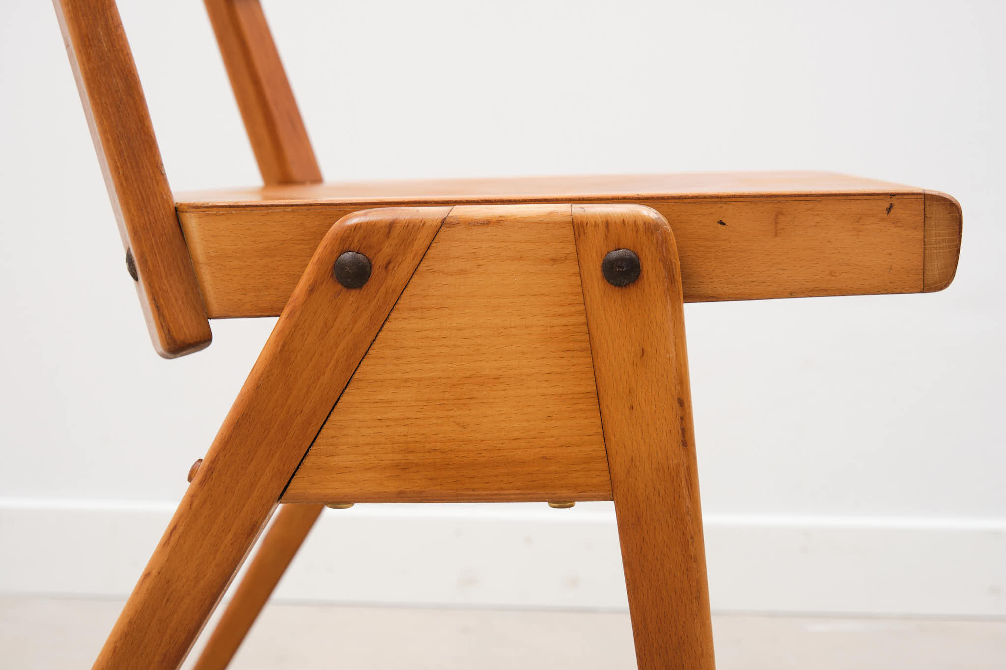 Chaise bistrot en bois Allemande chêne
