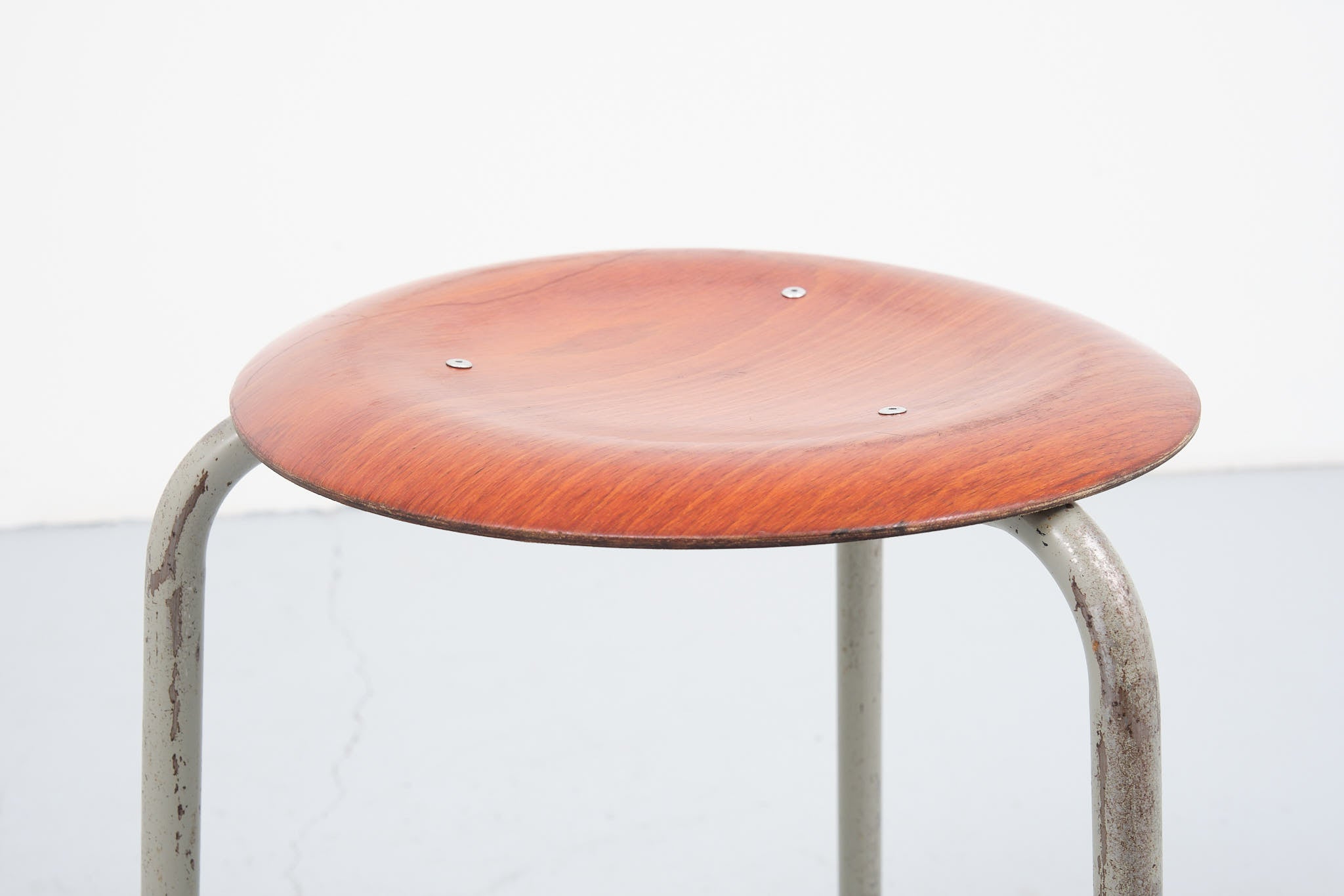 Oak vintage pagholz stool