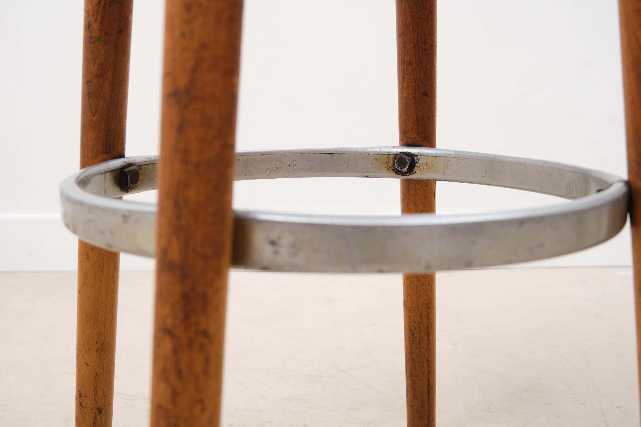 High oak stool