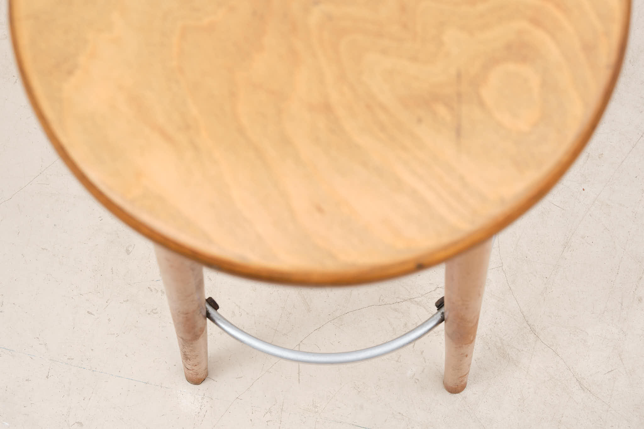 High oak stool