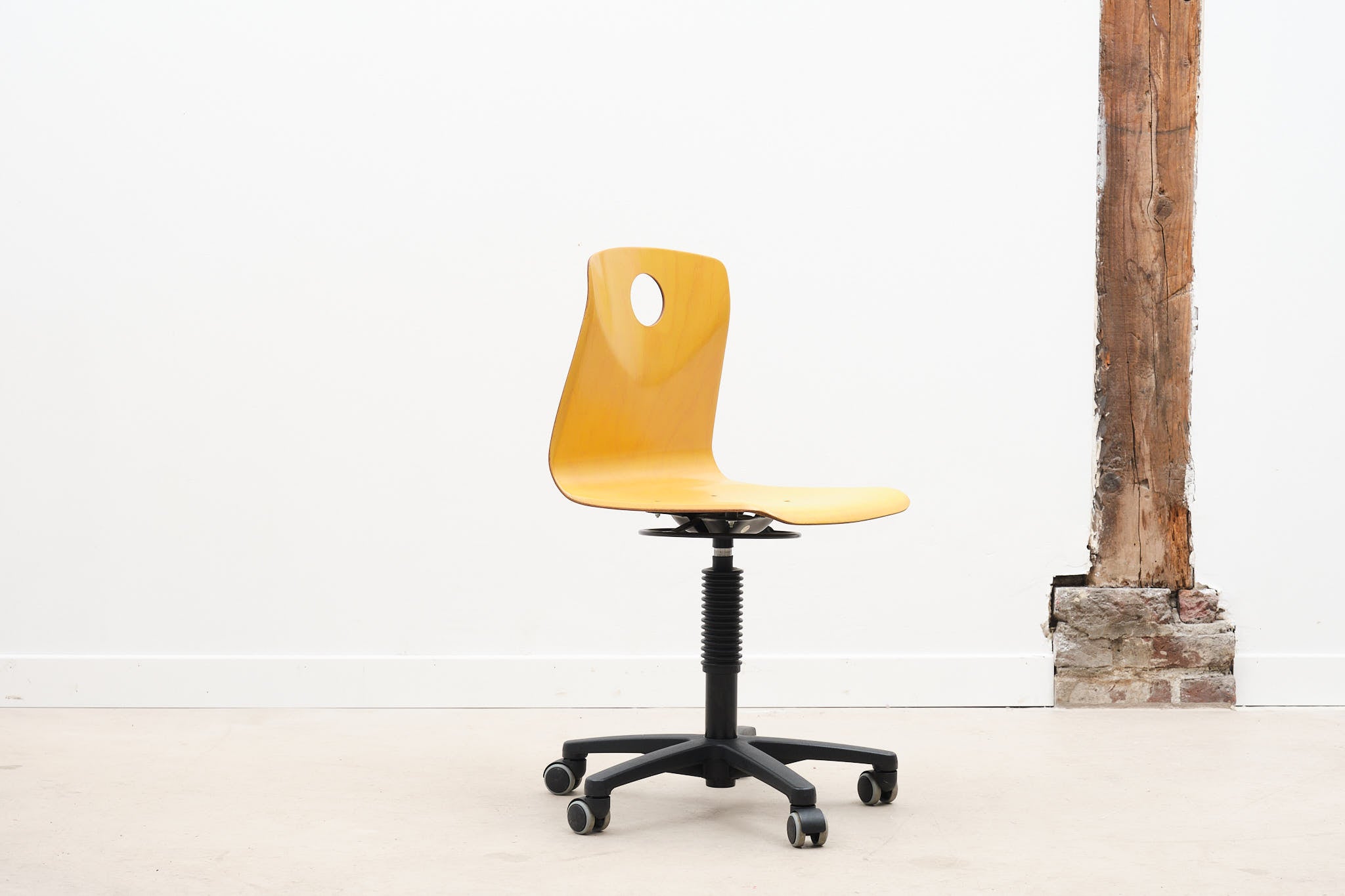 Office chair on wheels