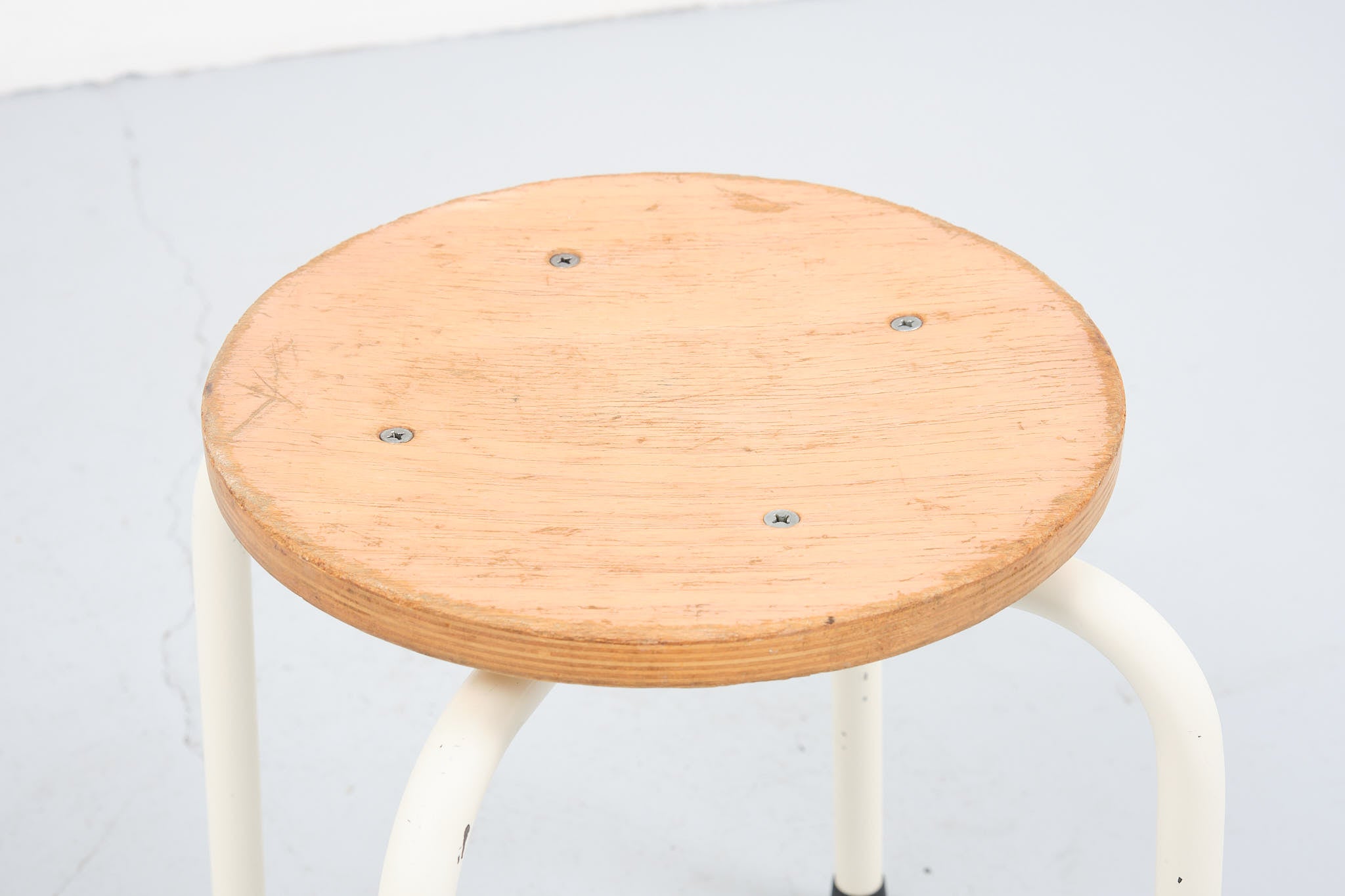 Small stool beech / white