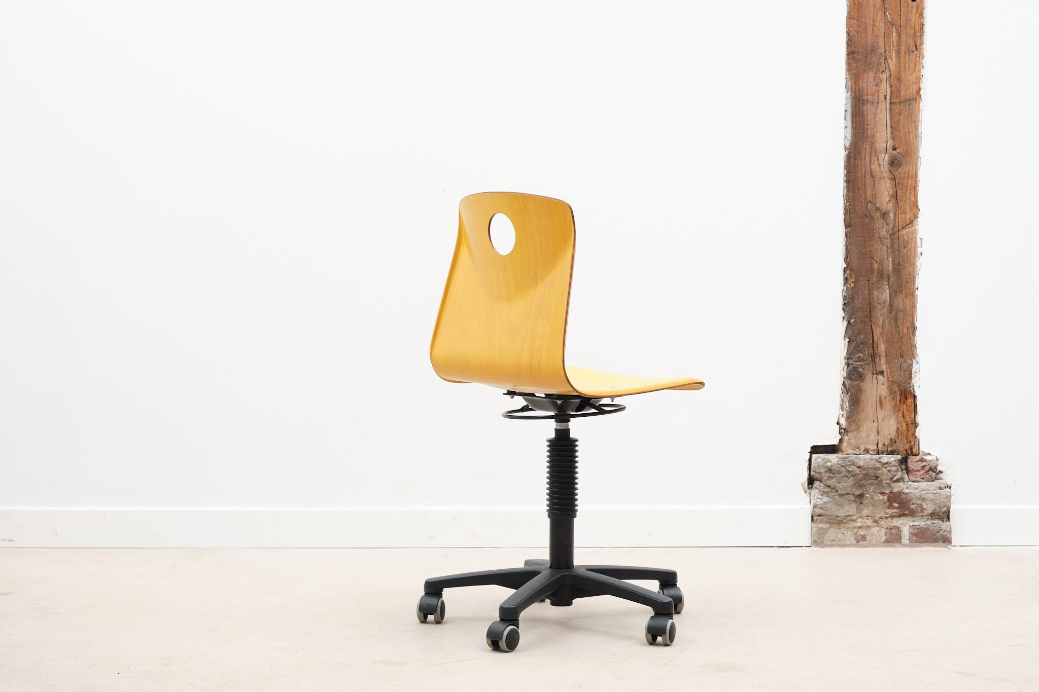 Office chair on wheels