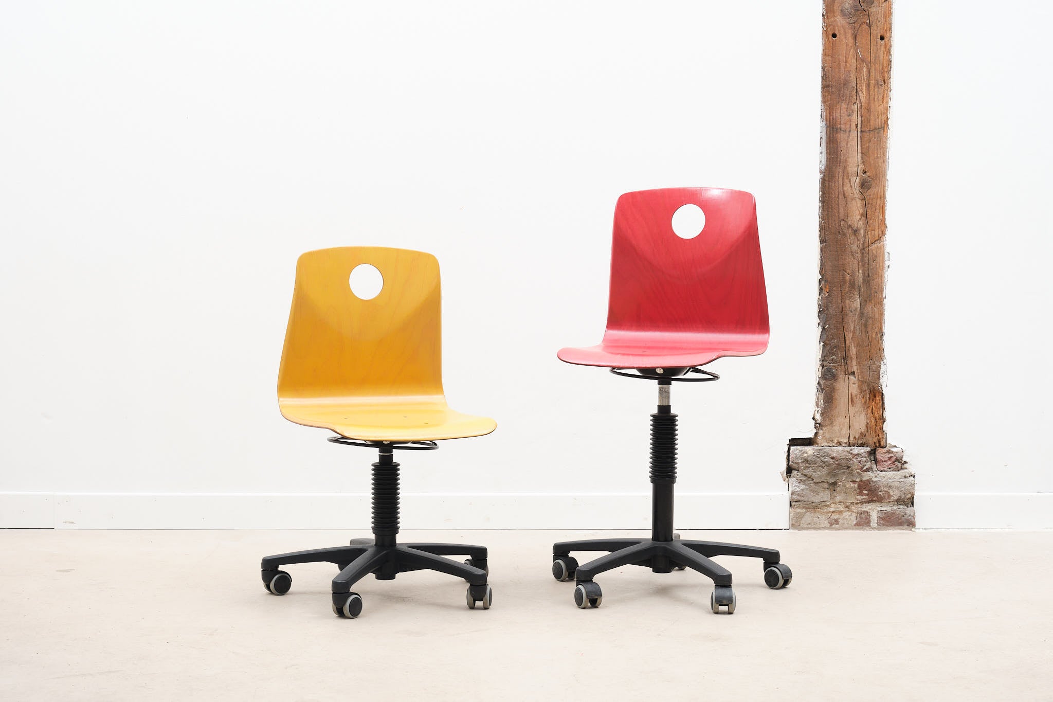 Office chair on wheels