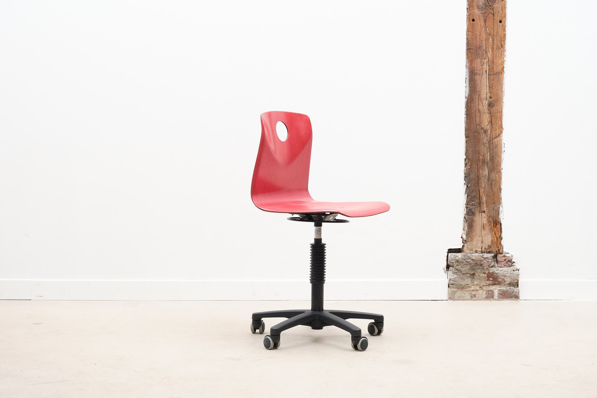 Office chair on wheels