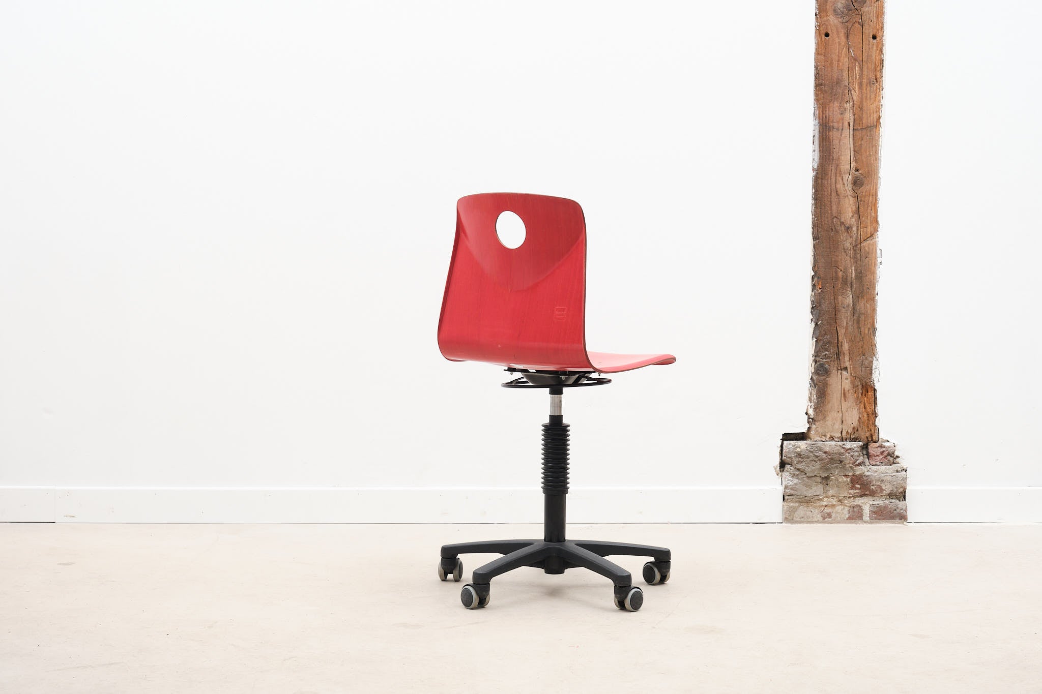 Office chair on wheels