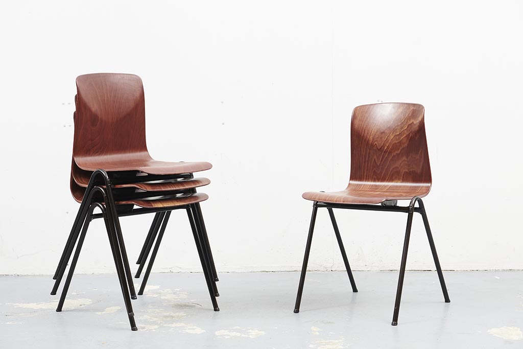 Galvanitas S25 Chair Oak / Brown