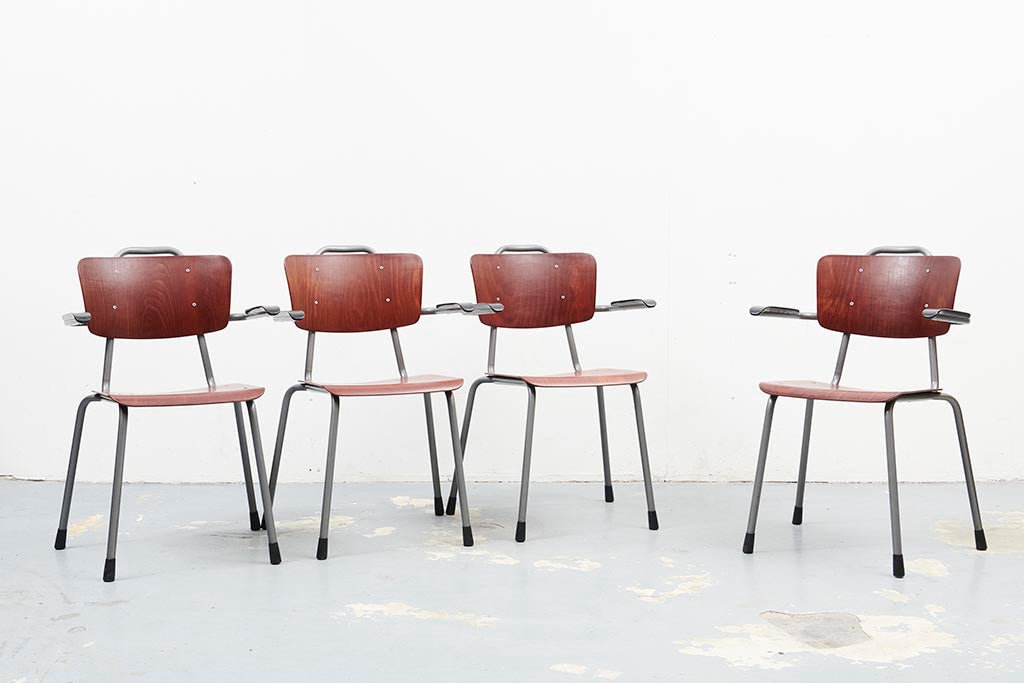 Galvanitas gray mahogany armrests