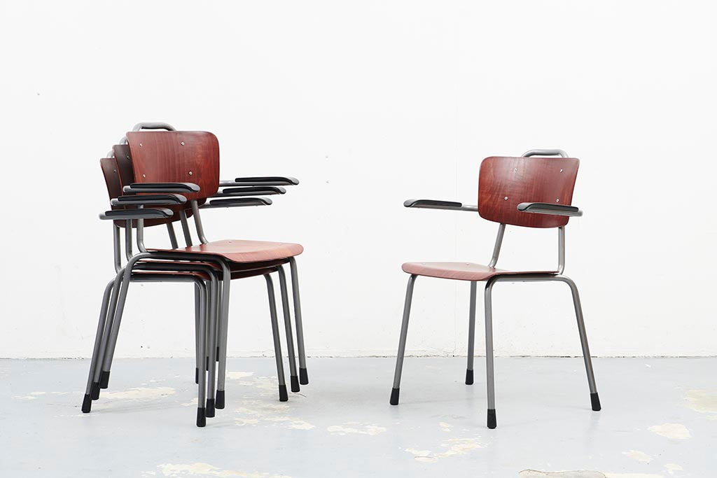 Galvanitas gray mahogany armrests