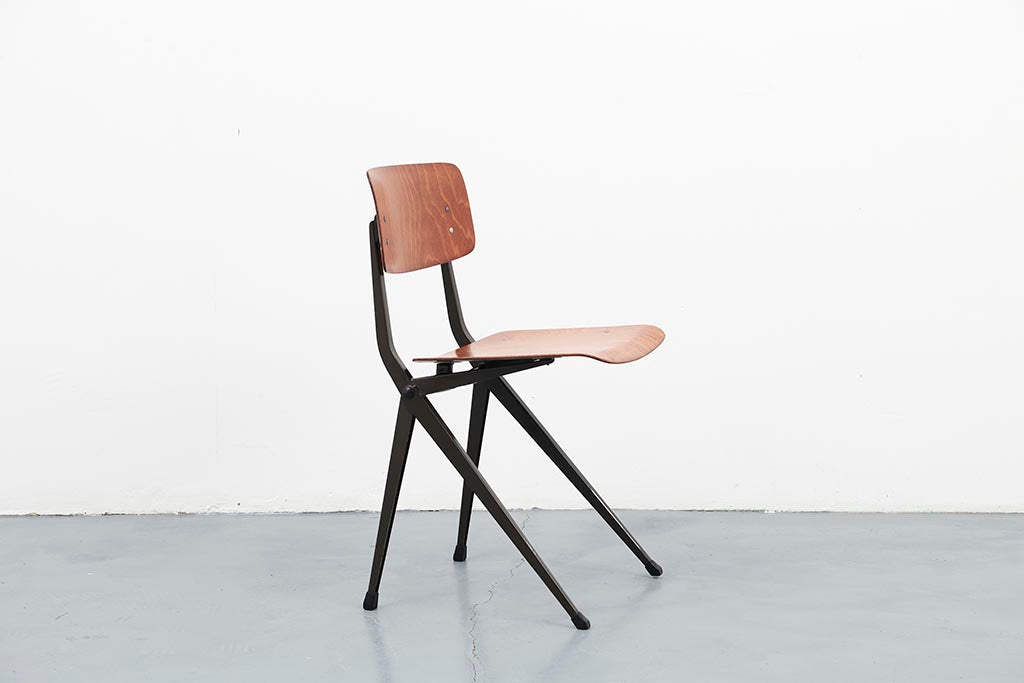 Marko S201 Chair "Spinstoel" Oak / Anthracite