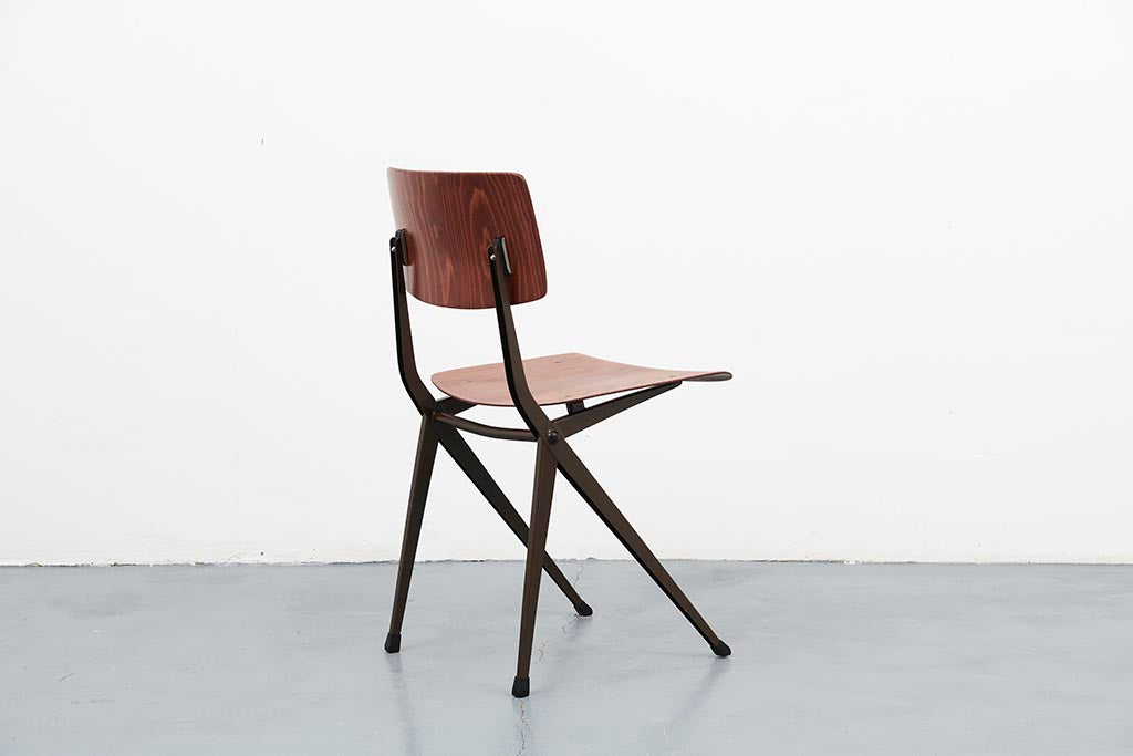 Chair Marko S201 "Spinstoel" Oak / Brown
