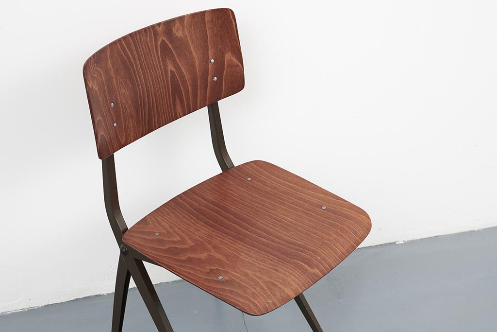 Chair Marko S201 "Spinstoel" Oak / Brown