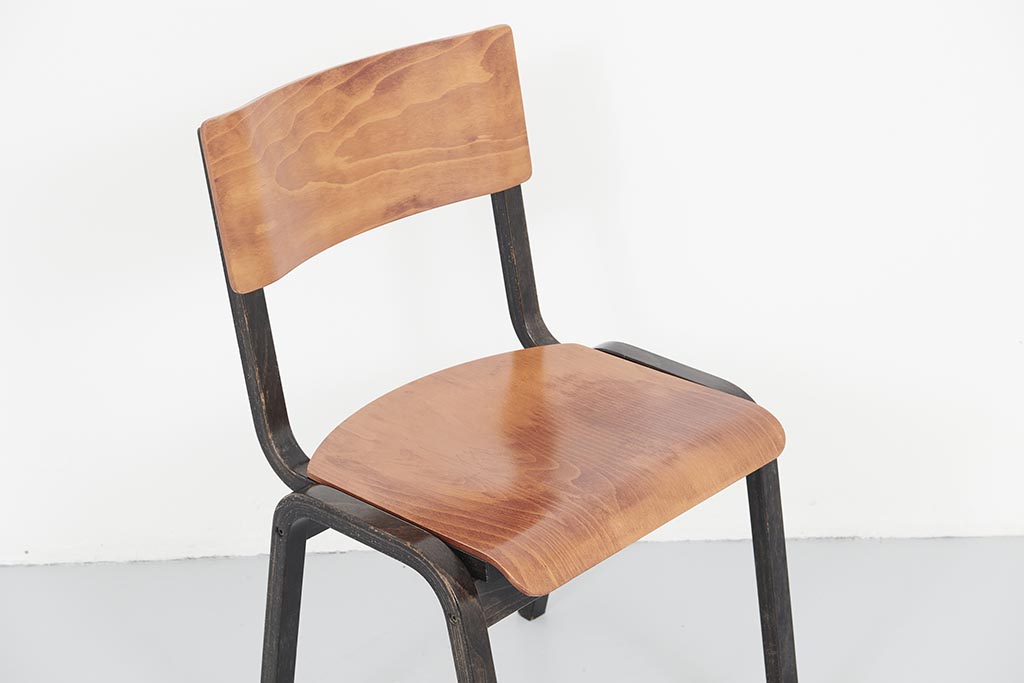 Pagholz chair all wood oak / brown