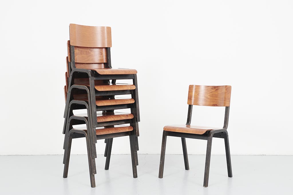 Pagholz chair all wood oak / brown