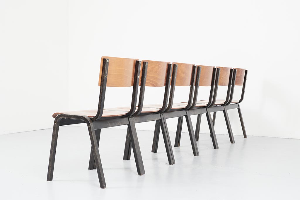 Pagholz chair all wood oak / brown