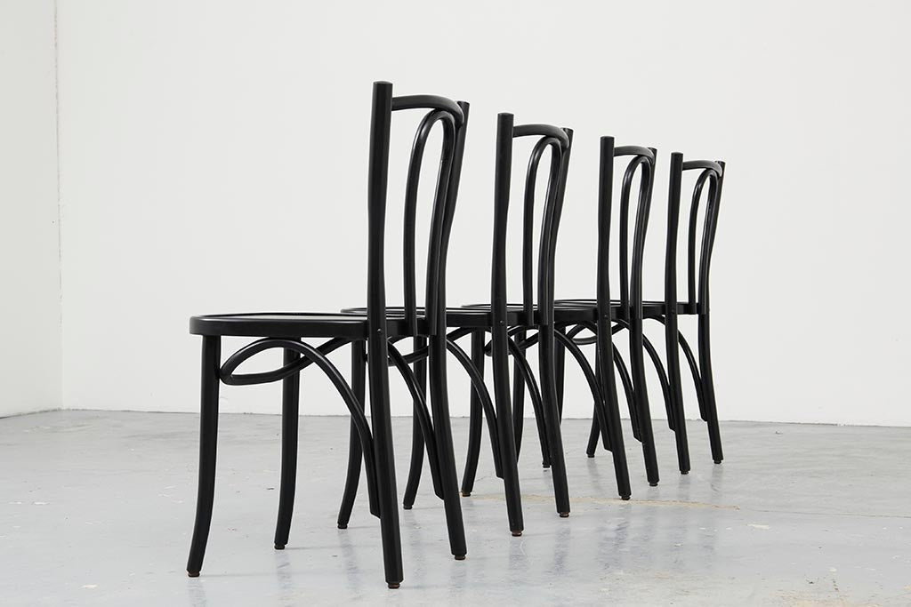 Black bistro chair