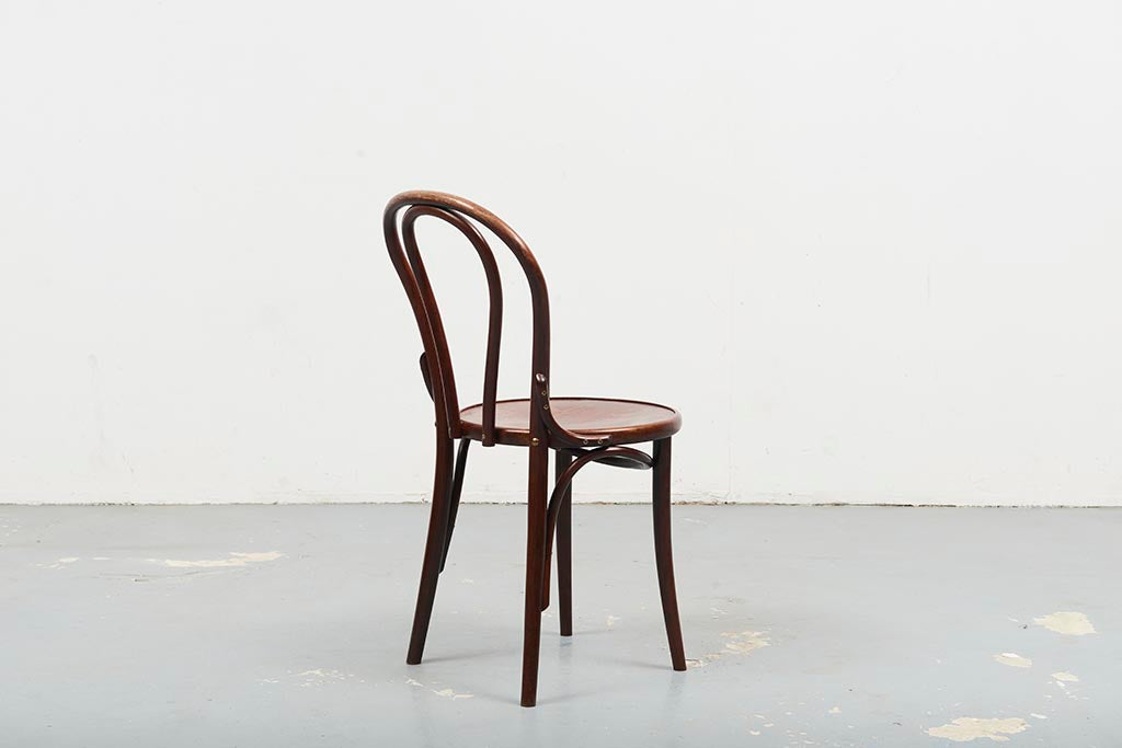 Dark oak Thonet style chair
