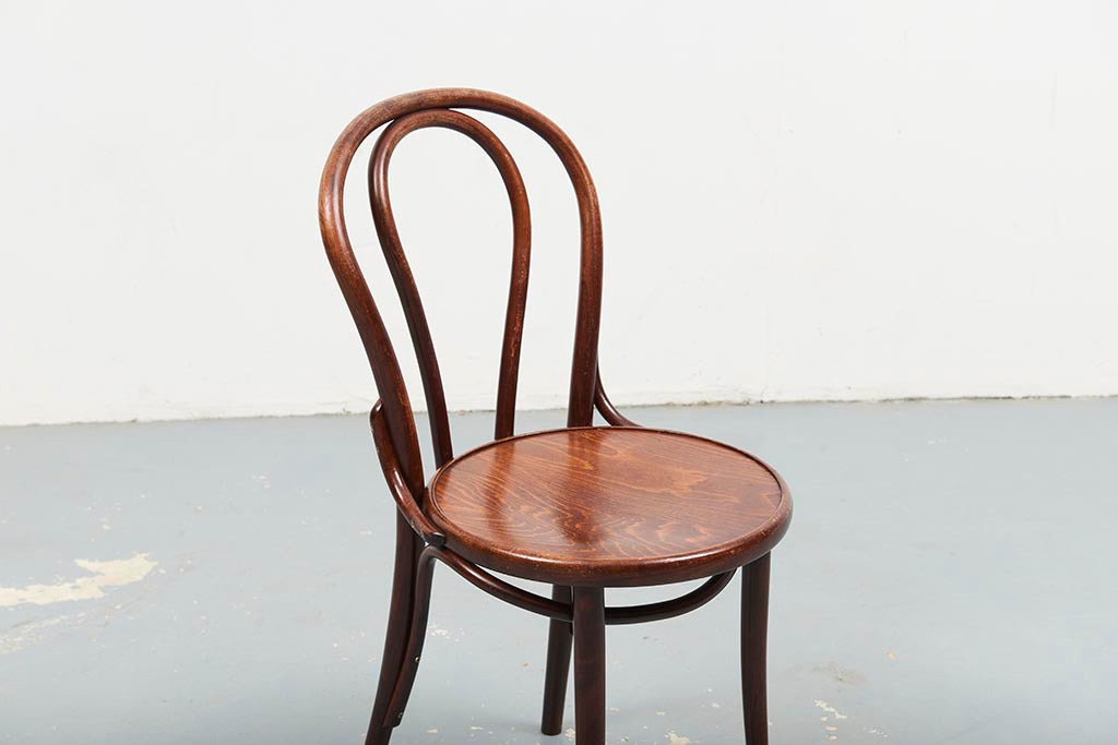 Dark oak Thonet style chair