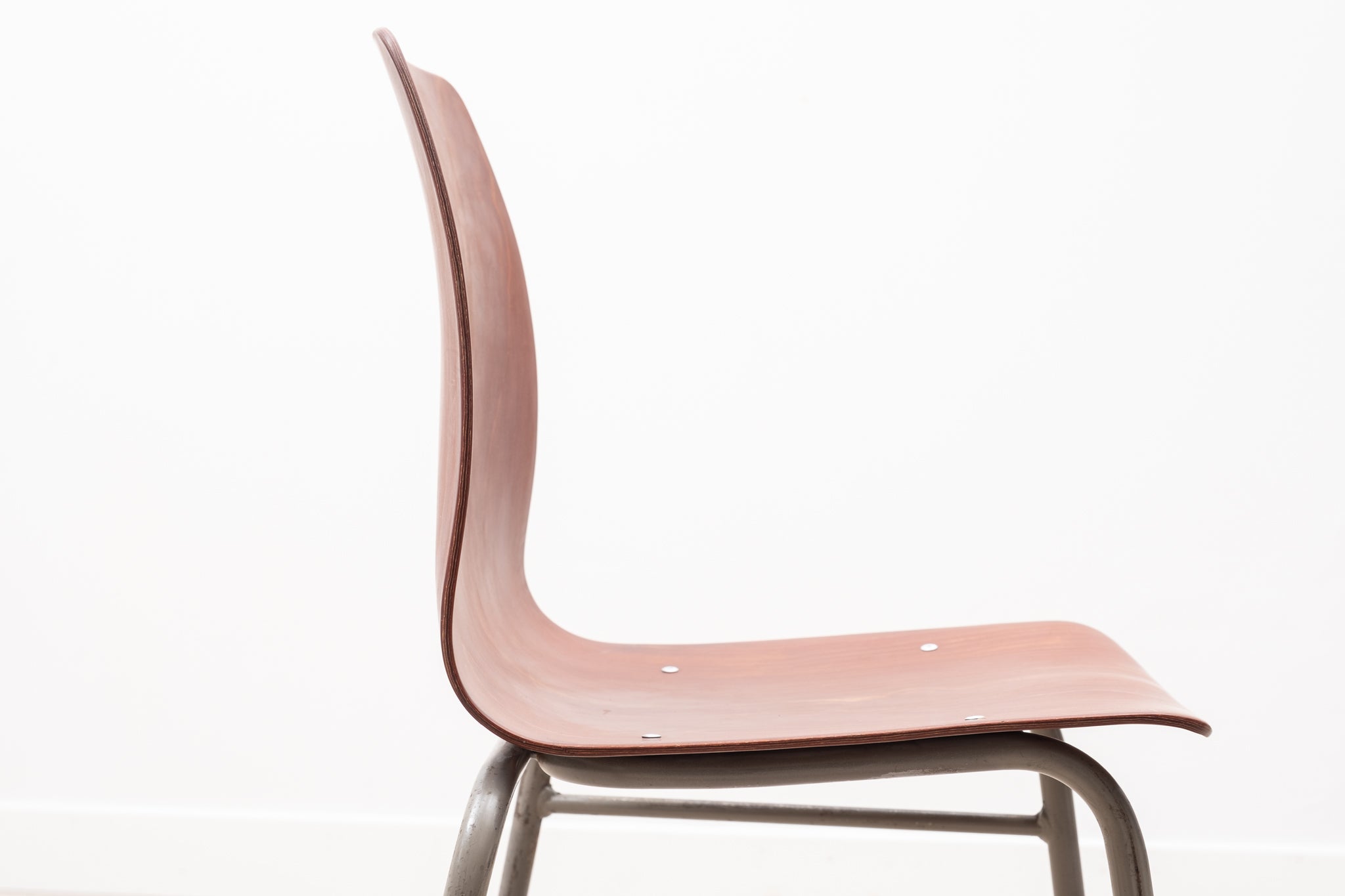 Stackable chair in gray oak pagholz
