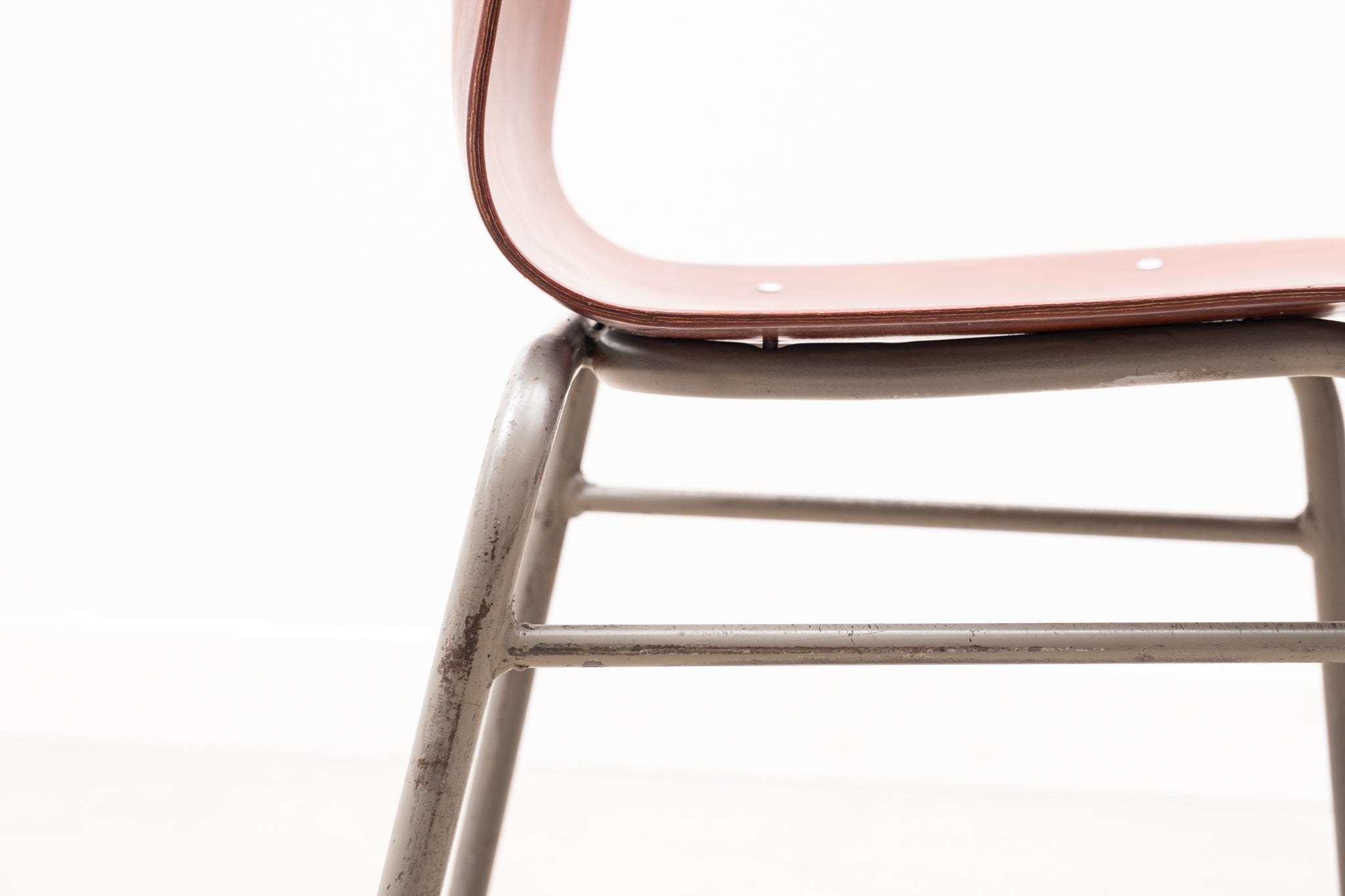 Stackable chair in gray oak pagholz
