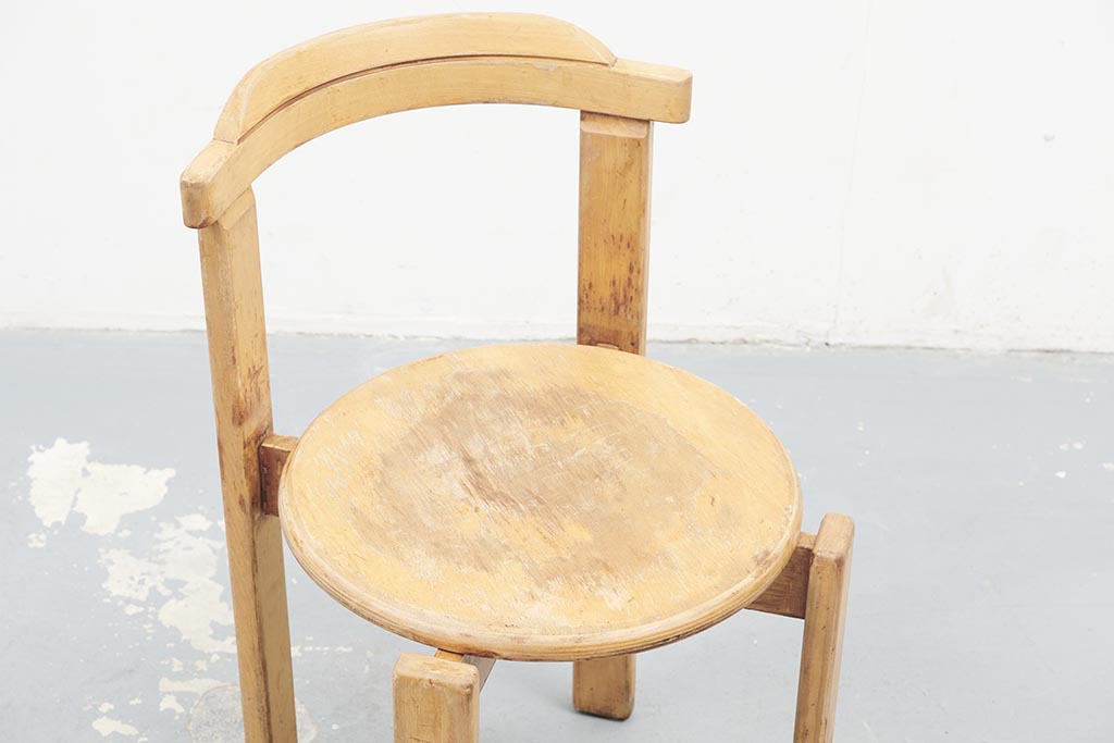 Solid beech chair