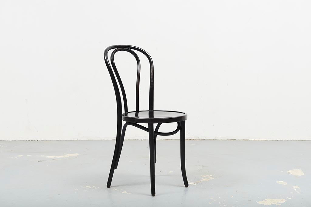 Thonet style black bistro chair 18