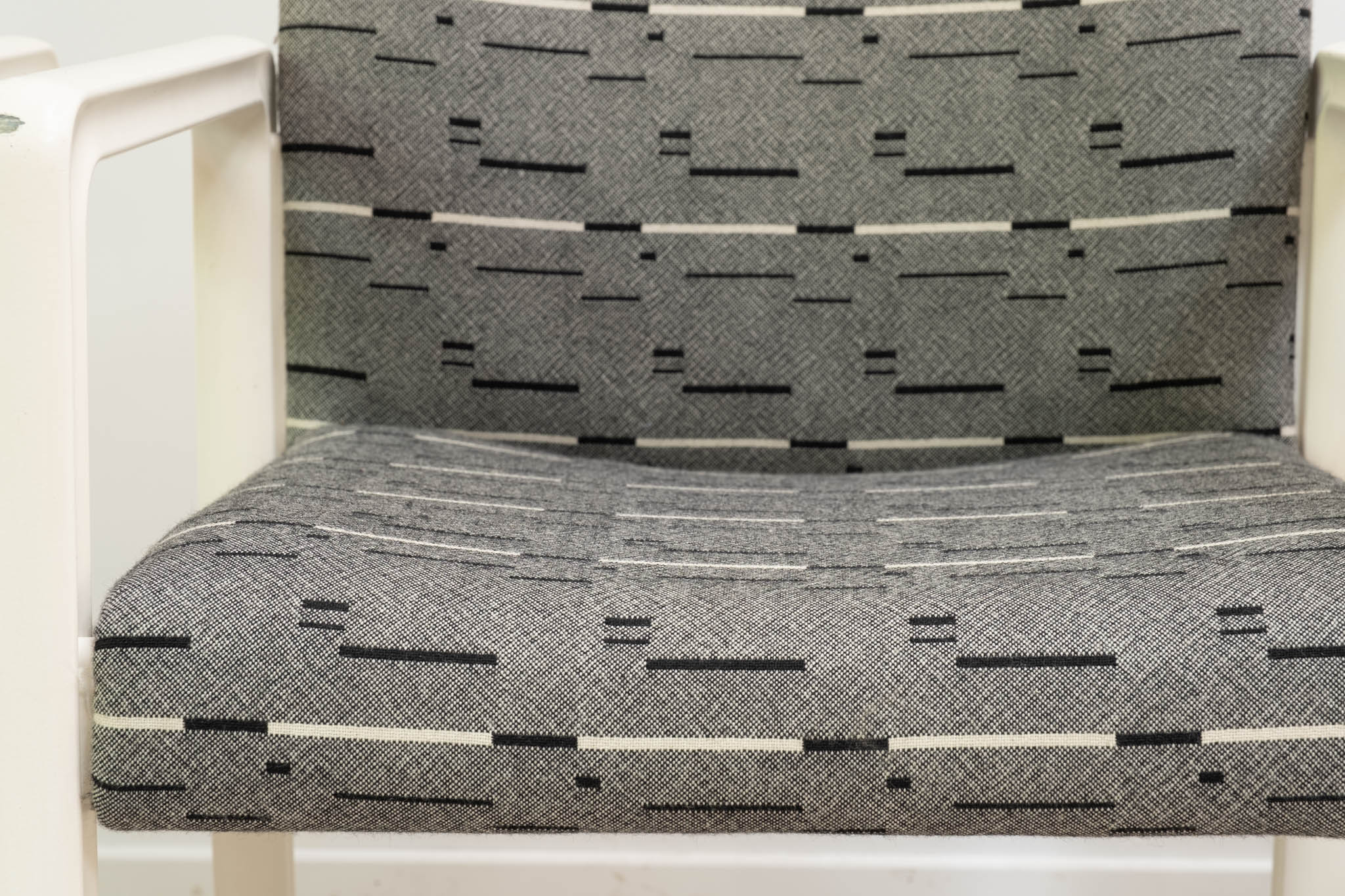Upsilon Patterned Armchair by Kembo
