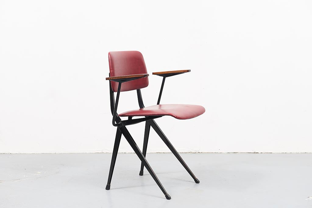 Marko S202 Spinstoel Armrests burgundy