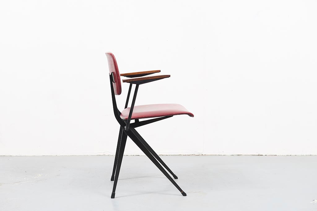 Marko S202 Spinstoel Armrests burgundy