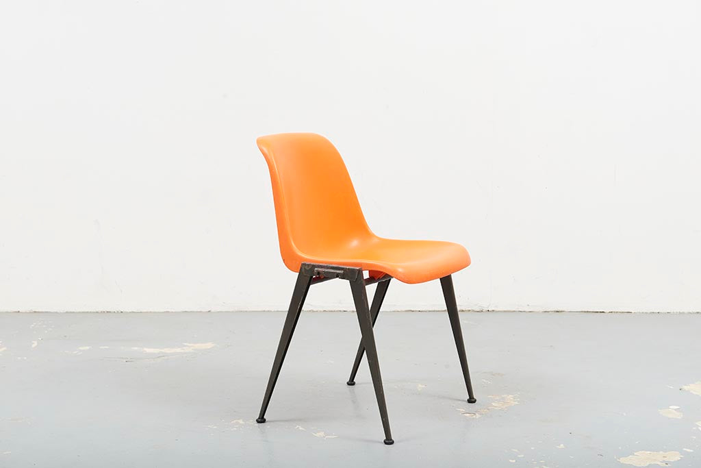 Chair Presikhaaf Orange / Gray