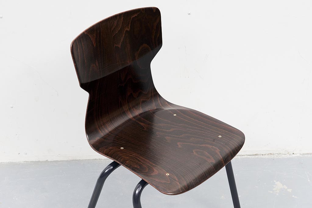 Eromes Chair Ebony / Blue-Grey