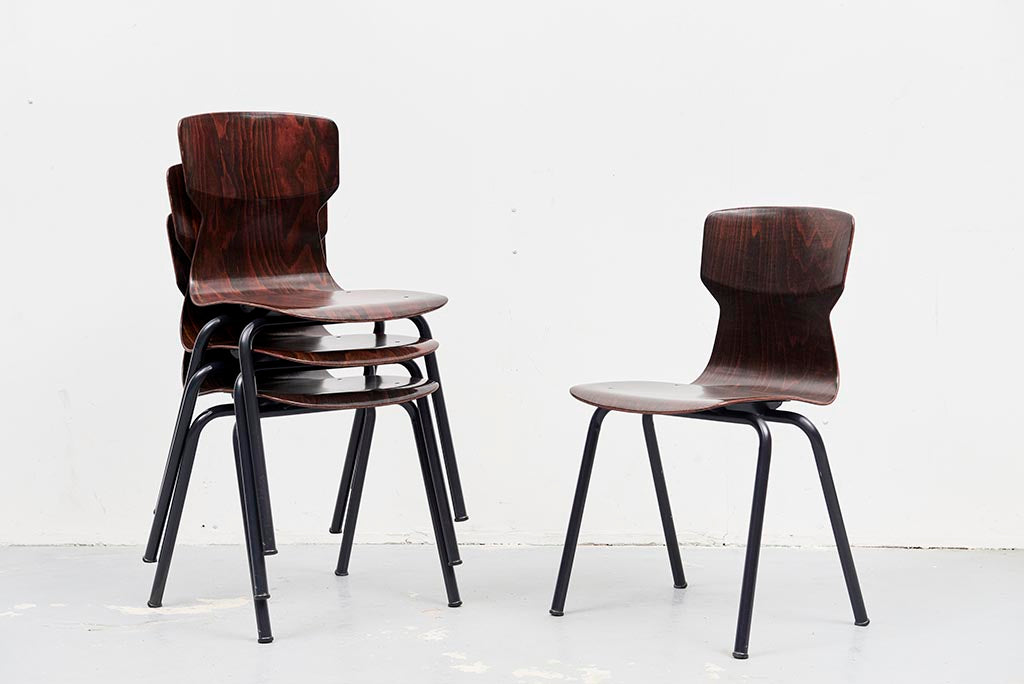 Eromes Chair Ebony / Blue-Grey