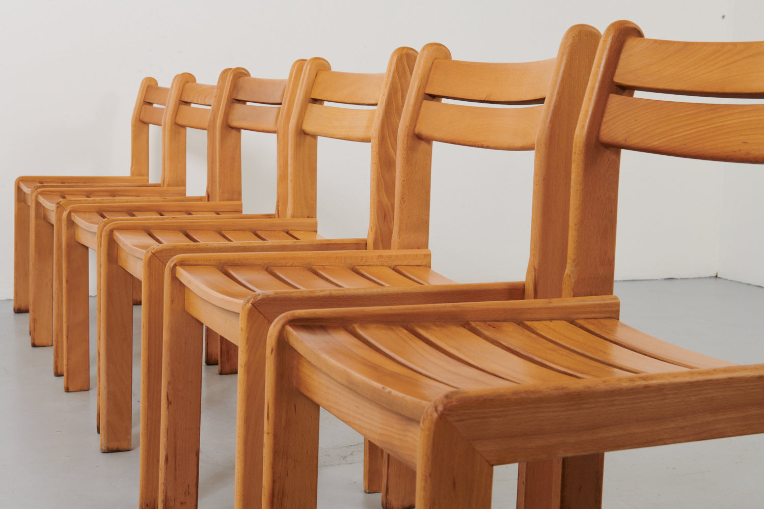 André Sornay style beech chair