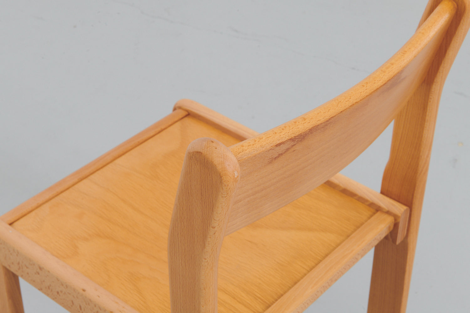 Light beech wood chair