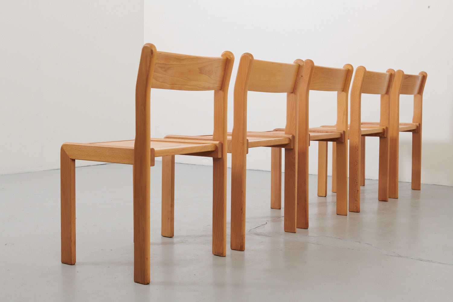 Light beech wood chair