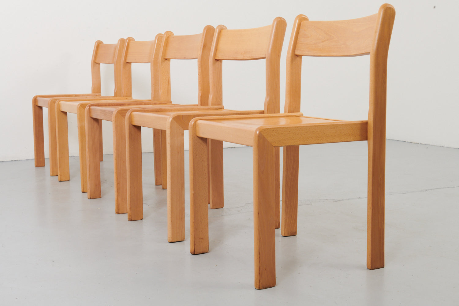 Light beech wood chair
