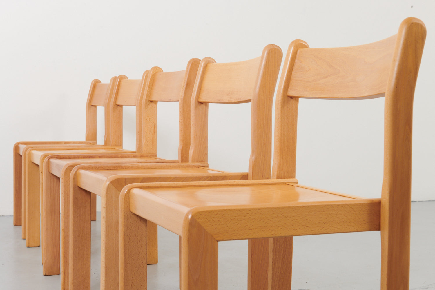 Light beech wood chair