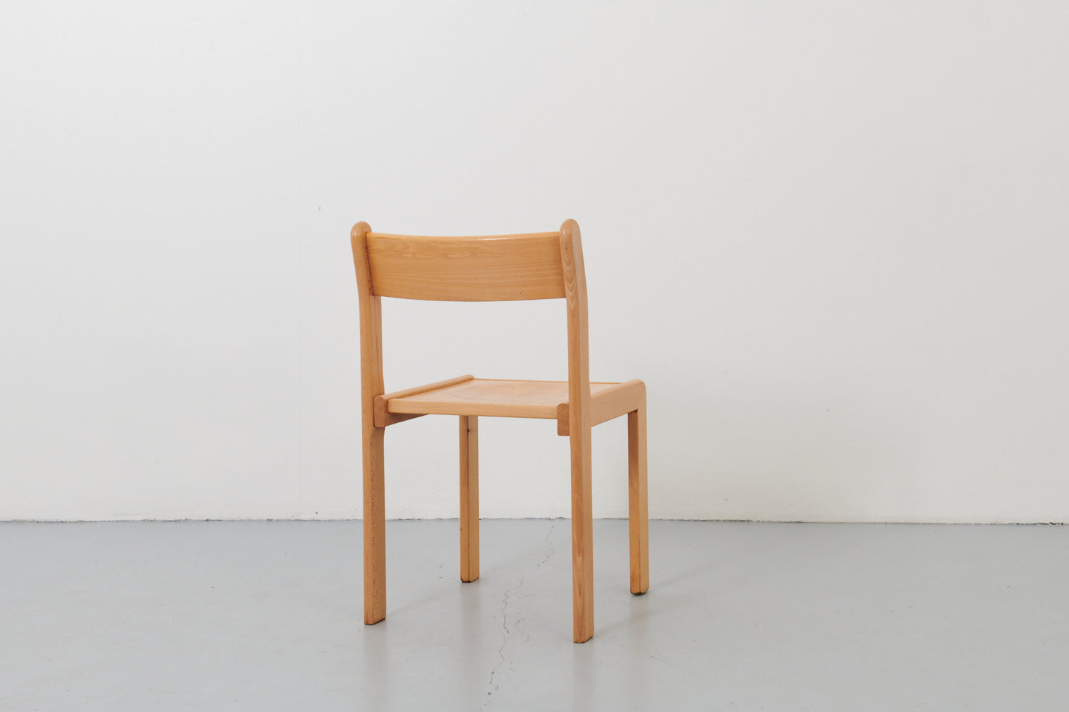 Light beech wood chair