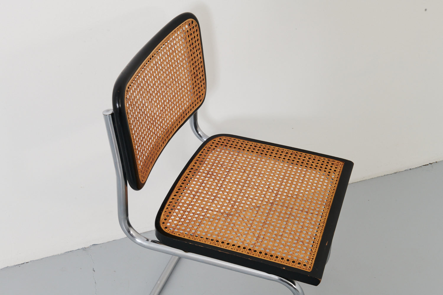 Black Cesca chair B32 by M.Breuer edition Cidue