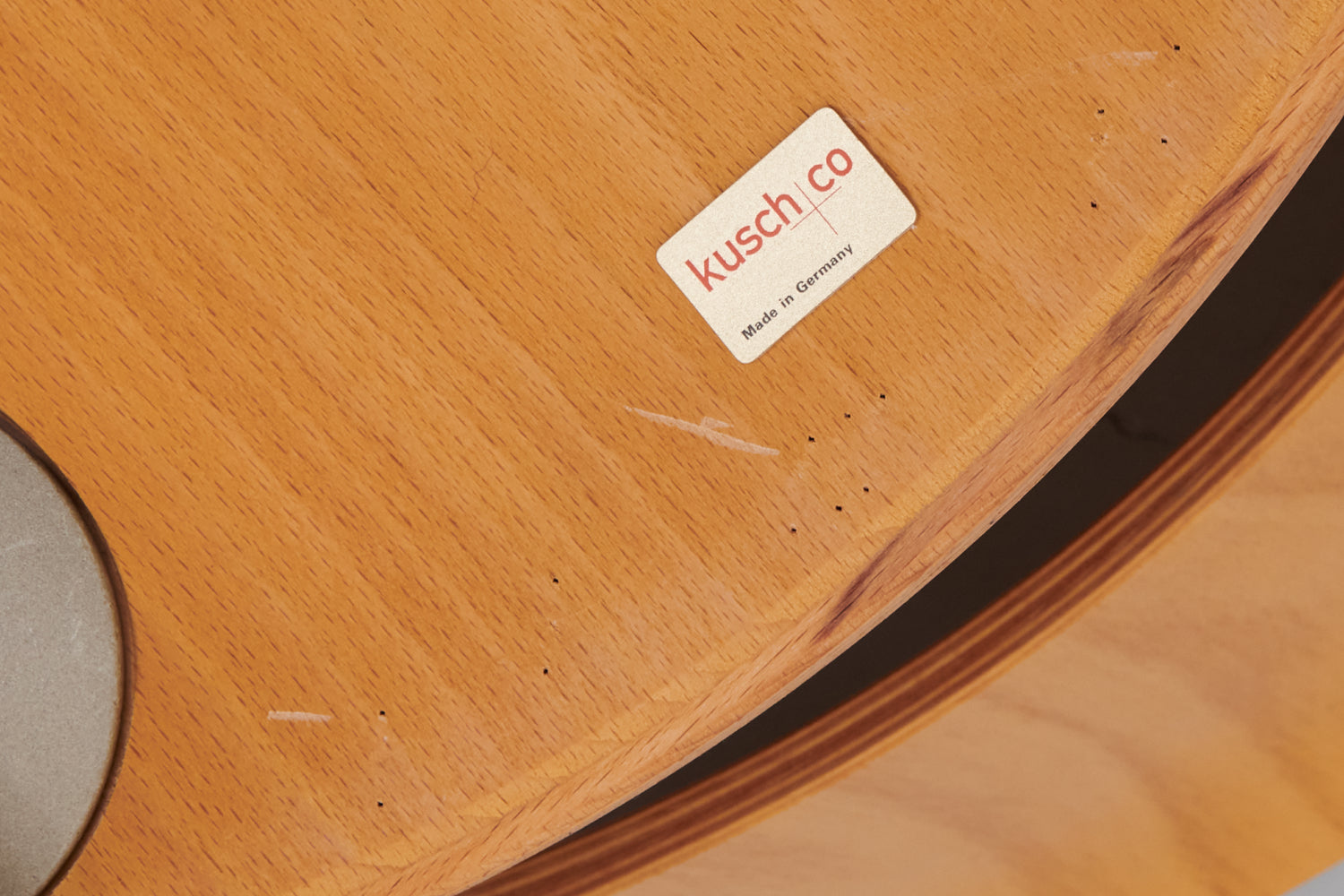 Kusch & Co chair in wood and fabric